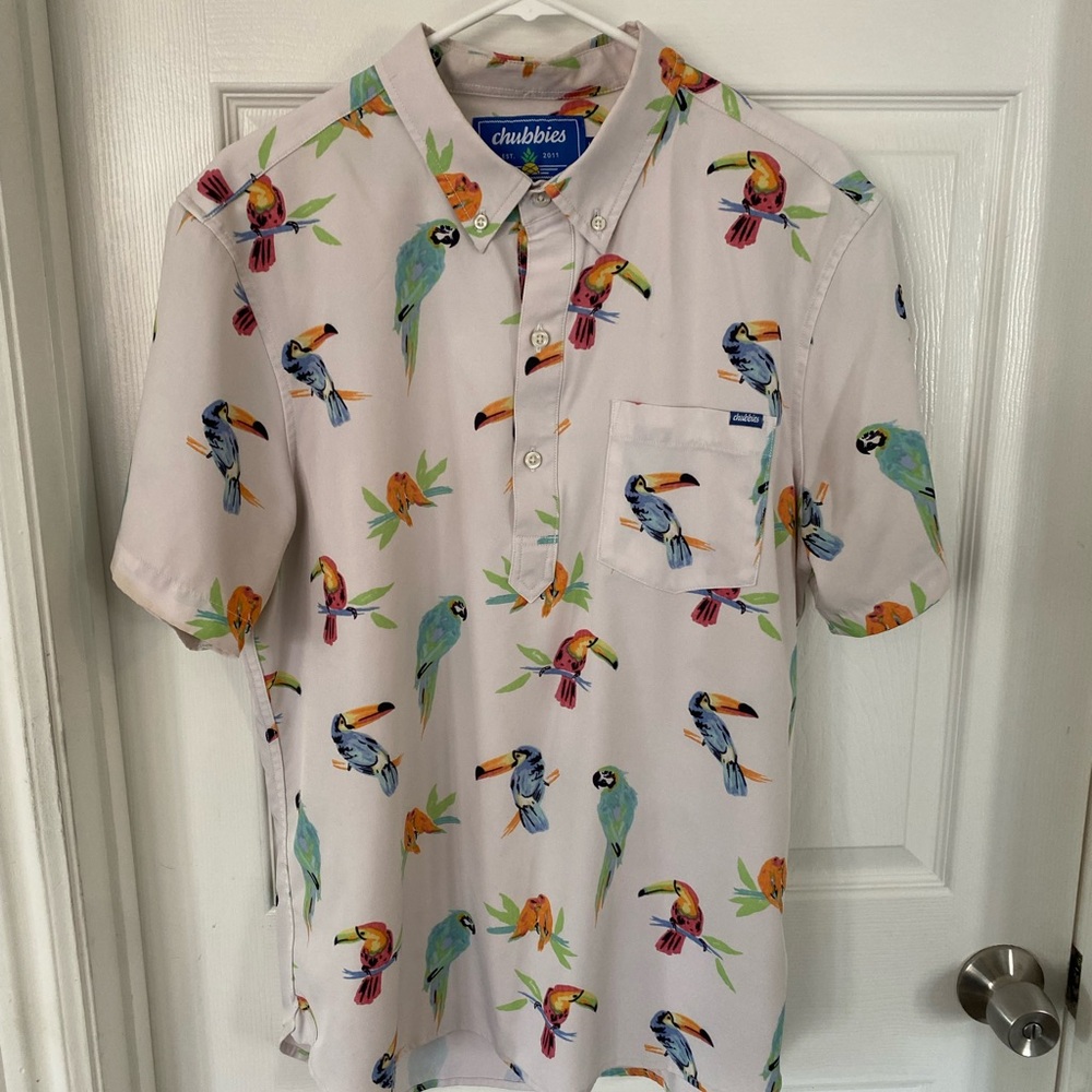 Chubbies Men's Bird Shirt polo